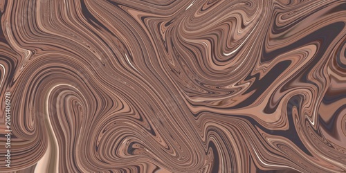 Fotografie Abstract marble swirl texture with flowing liquid lines, organic movement, fluid pattern, modern background, and elegant earth-tone design