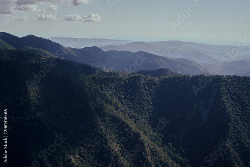 Mountain Ridges in Troodos Mountains, Cyprus