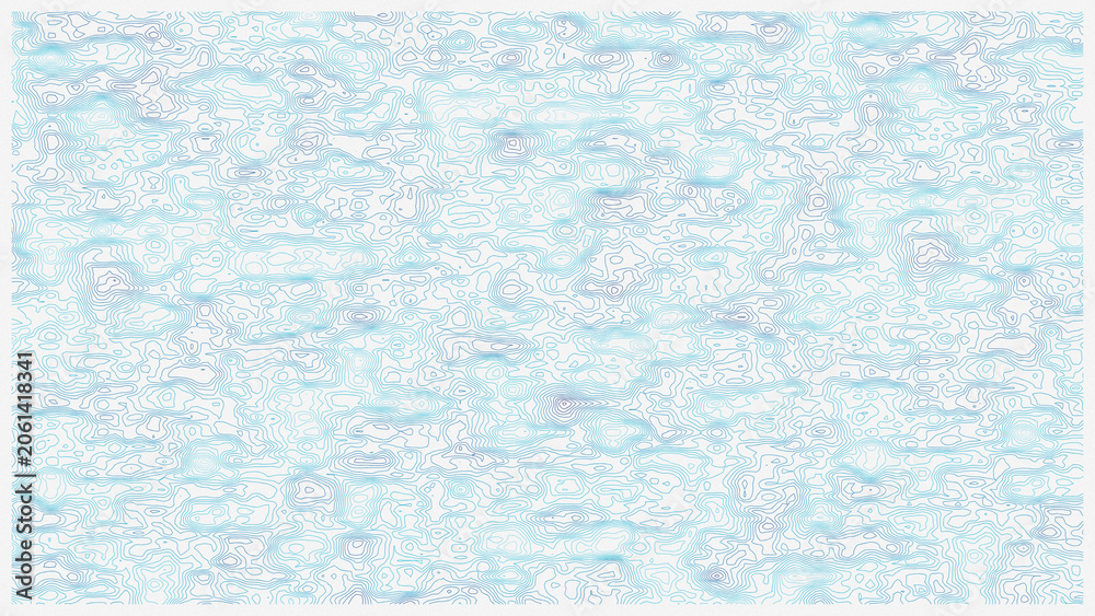 Fototapeta premium Abstract topographic contour line pattern inspired by terrain maps, featuring intricate flowing curves, modern cartographic texture, and seamless design.