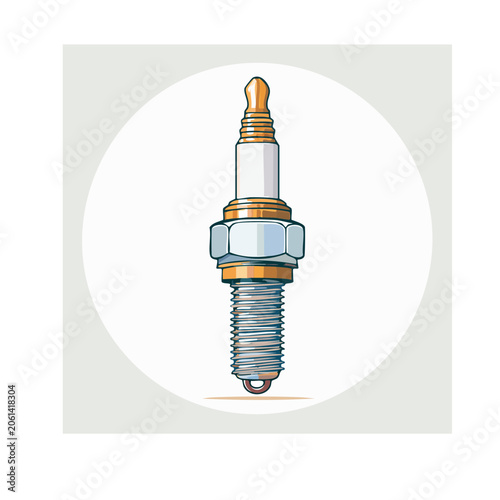 Minimalist 3D light bulb with filament