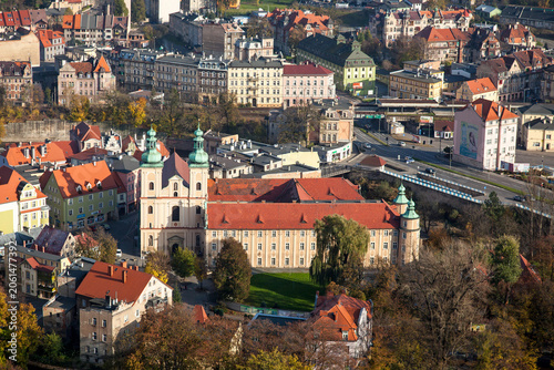 Klodzko visible aerial view