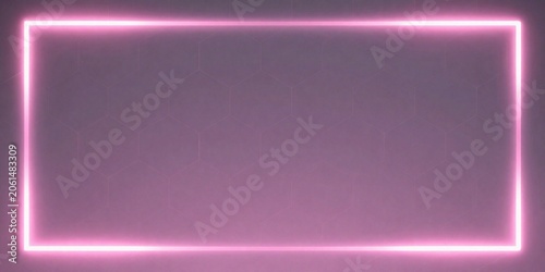 Gradient geometric background with neon corner flare and pink beam