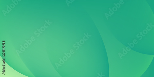 abstract background of realistic green curved gradient shading.  vector design concept. Decorative web layout or poster, banner