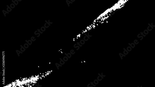 Rough Grunge Brush Stroke Luma Matte Transition Mask Template