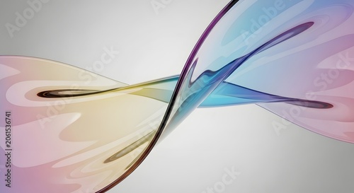 Seamless progression of energy or information visualized through elegant flowing lines and vibrant color transitions suggesting continuity and modern dynamism