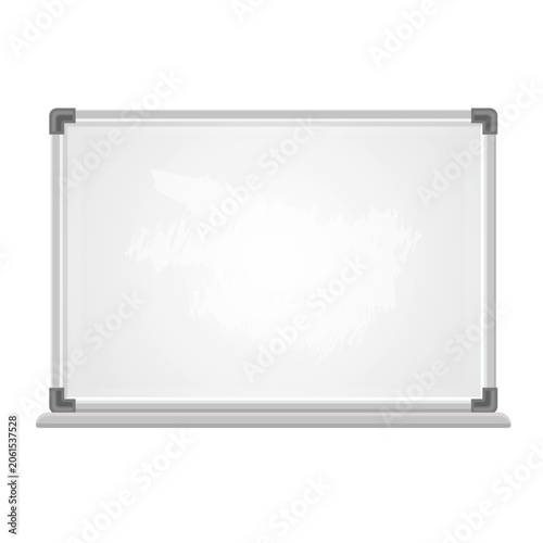 blank whiteboard illustration