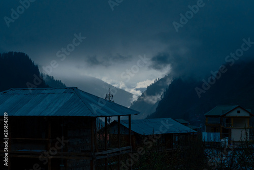 Fotografía Lanscapes of  Kalga, Himachal Pradesh, India.