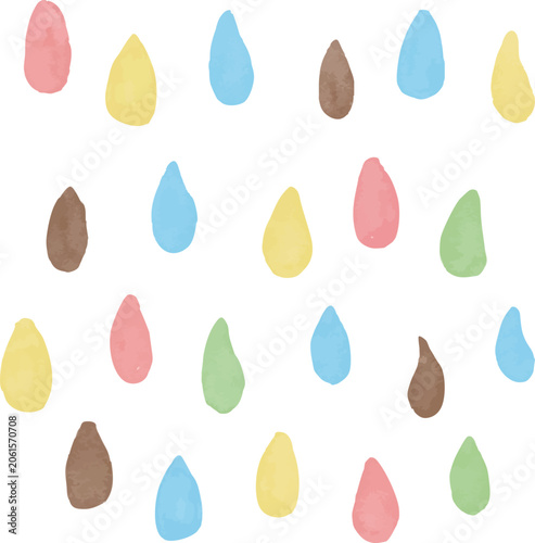 water drop watercolor colorful abstract object
