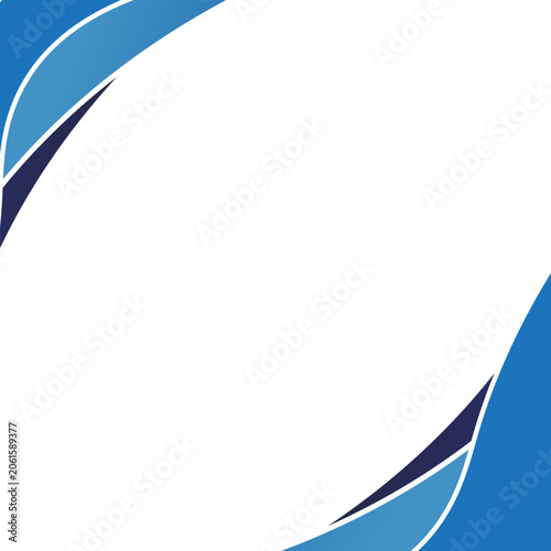 Abtract background AeroBlue Curve Frame – Modern Business Wave Background PNG & Vector......AB24