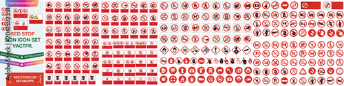 Konstfotografi Traffic signs on the red triangle