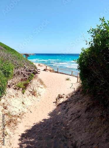 Binigaus beach, San Tomas, Menorca, Spain
