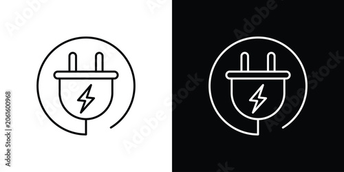 Foto Plug icon concept vector. EPS10