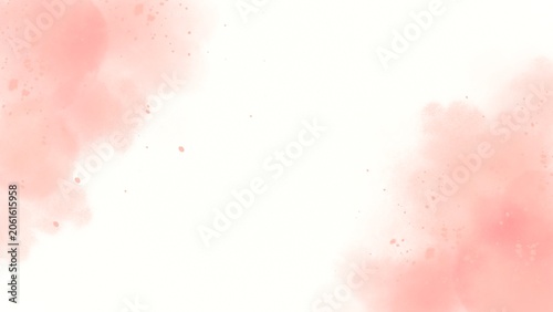coral corner watercolor background