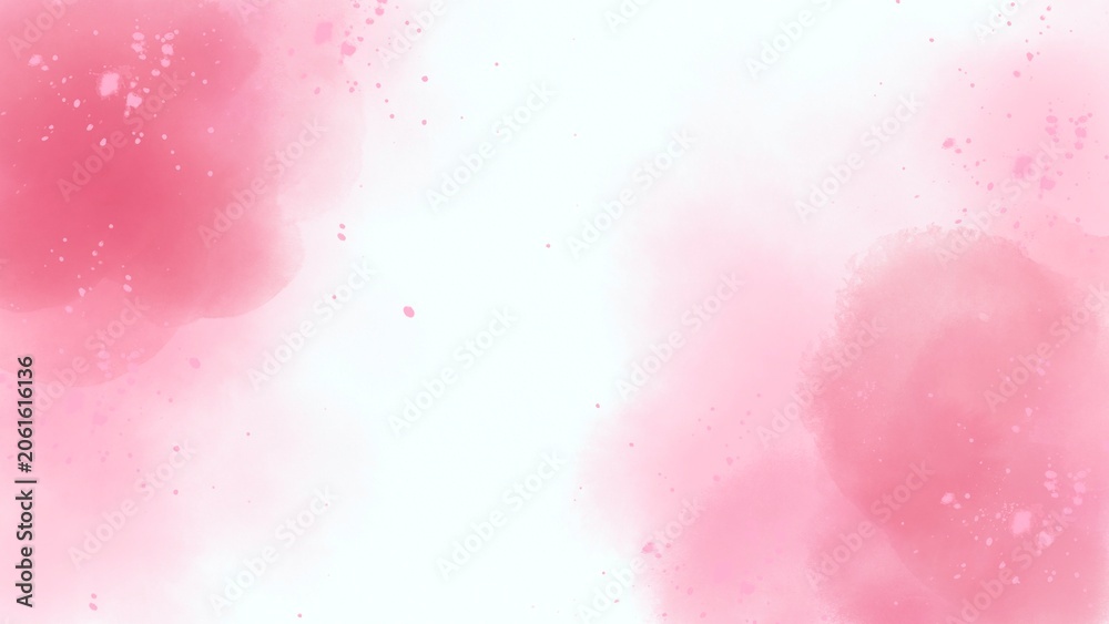 Fototapeta premium pink cloud watercolor background
