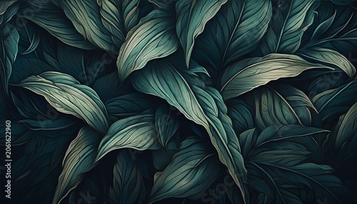 moody plant texture