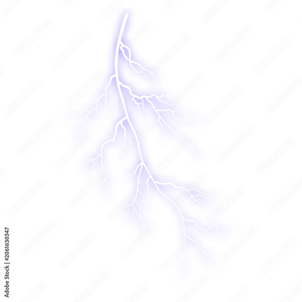 Obraz premium Sky flash silhouette Bright blue luminous, with mystical mood.