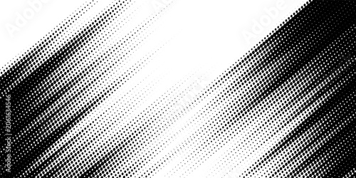 Foto Abstract halftone wave dots background