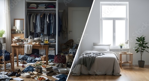 Before and After: Messy Bedroom to Clean, Organized Living