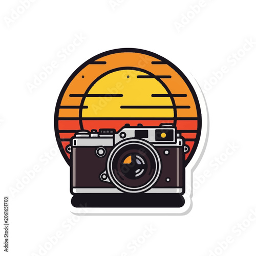 Vintage Camera Photography Equipment Device.