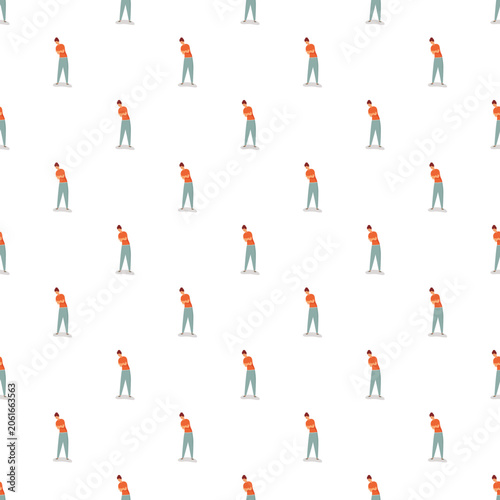 Φωτογραφία Woman standing with crossed arms portraying annoyance and displeasure on a white