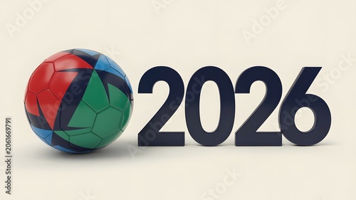 2026 world cup soccer ball graphic