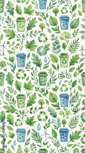 Promoting sustainability through nature-inspired art eco-friendly patterns for green living