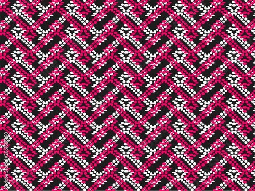 seamless pattern with geometric shapes