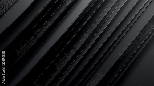 Abstract Black Lines and Shadows Creating a Modern Design.