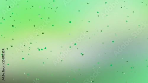 green background with particles