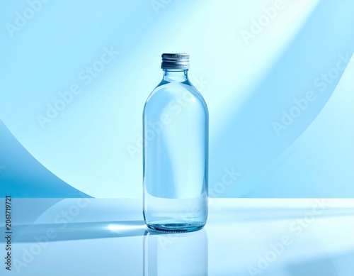 Clean hydration concept with modern aesthetics.