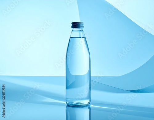 Clean hydration concept with modern aesthetics.