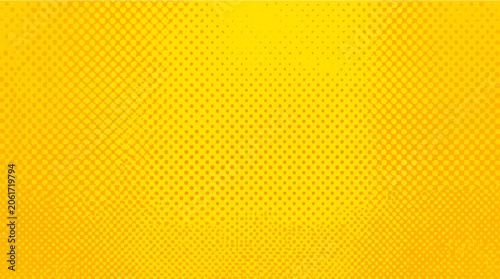 Abstract Yellow Background with Dotted Texture and Gradient.