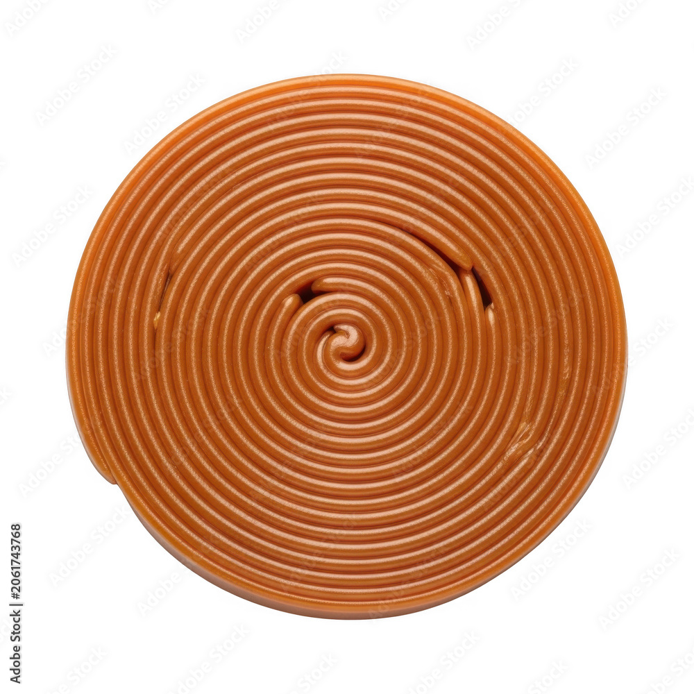 Fototapeta premium Isolated wooden circular pattern with concentric rings