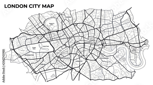 Photography London City Map