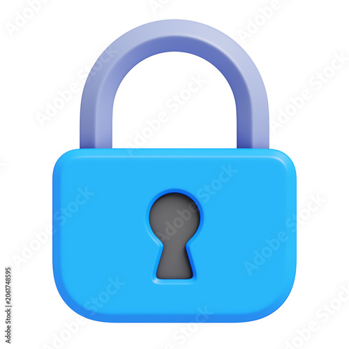 Lock Security 3D Icon