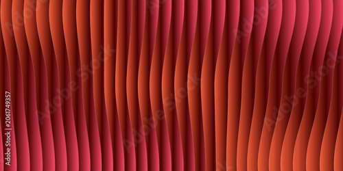 Foto Red background texture for ribbed glass gradient and effect pattern abstract