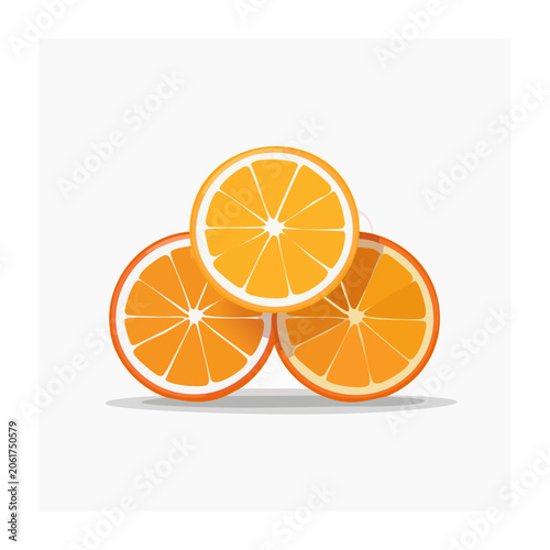 Flat design vector sun icon
