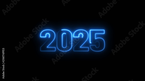 Quadro su tela 2020 Sal neon text background concept illustration