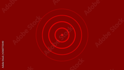 Technology radio waves icon seamless loop background. Sound frequency signal background illustration 4k.