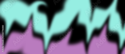 Abstract art with wavy patterns in teal and purple, creating a dynamic and blurred visual effect.