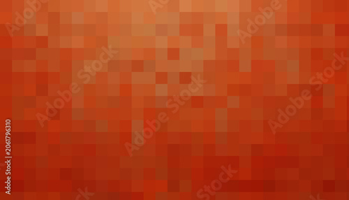 Orange Gradient Background. Abstract Burnt Oranges Pixel Texture Backdrop with Warm Terracotta Tones, Digital Mosaic Pattern, Modern Rustic Surface for Creative and Technology Design