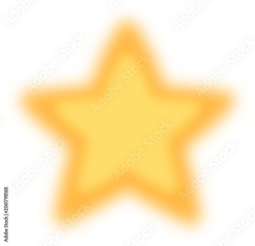 Blurry heart apple star clover tomato