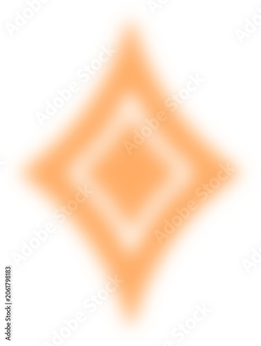 Blurry heart apple star clover tomato