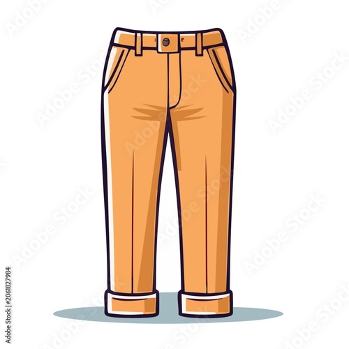 Flat design vector of mannequin legs