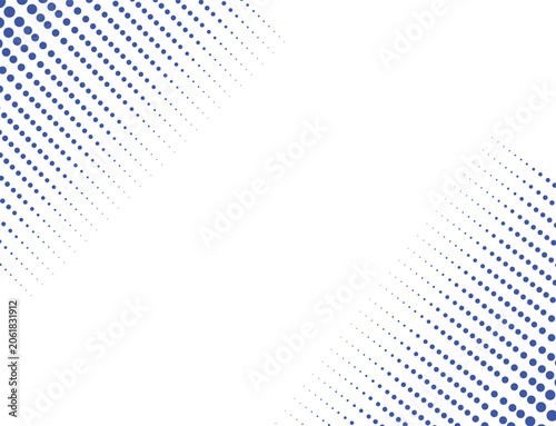 Black halftone dot gradient abstract background with fading dots pattern on transparent background