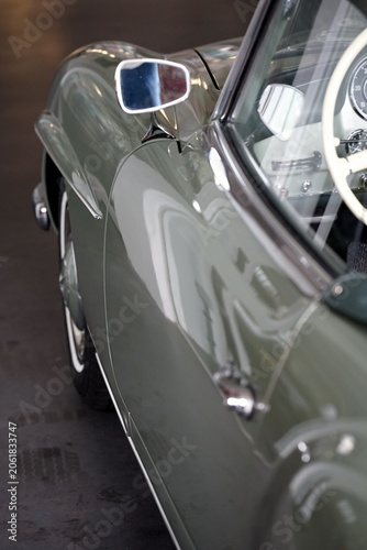 Fotografie Interieur der Sportwagen und Cabriolet Legende mit Luxus und Leder der aus dem D
