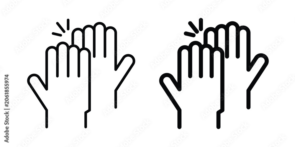 Obraz premium High Five icon
