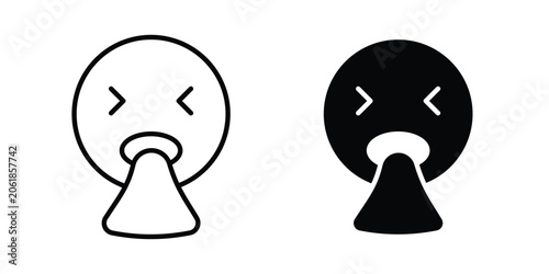 Fotografija Puking emoji icon