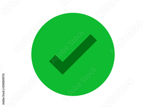 Green Checkmark PNG – Bold Tick Approval Symbol