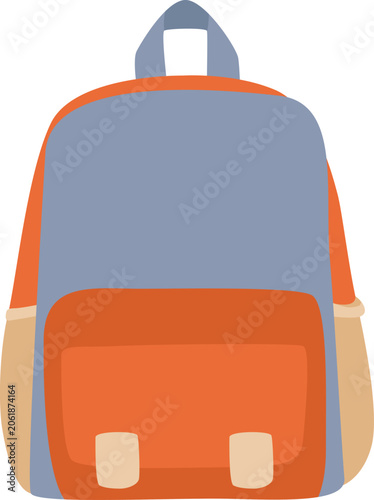 School backpack for travel, backpack set, learning, education